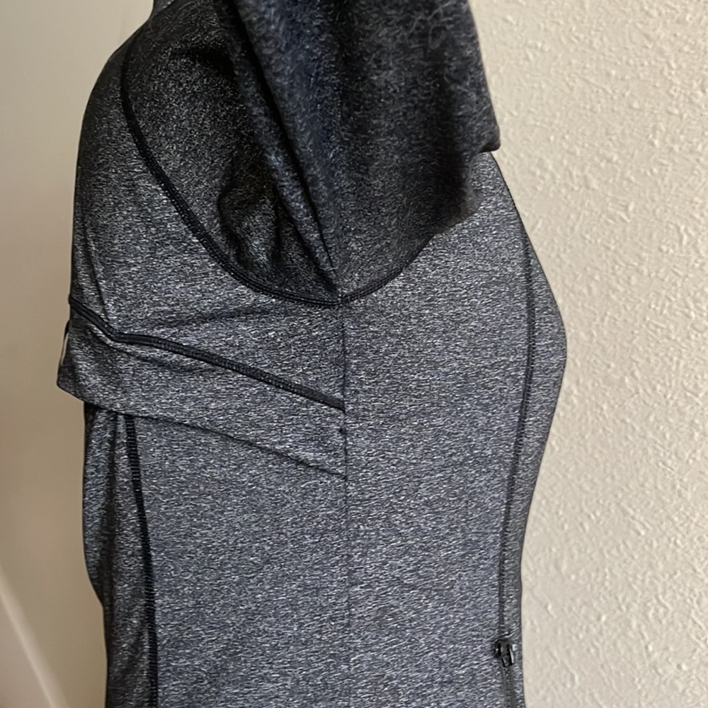 Women's Gray Full-Zip Jacket - Picture 3 of 14